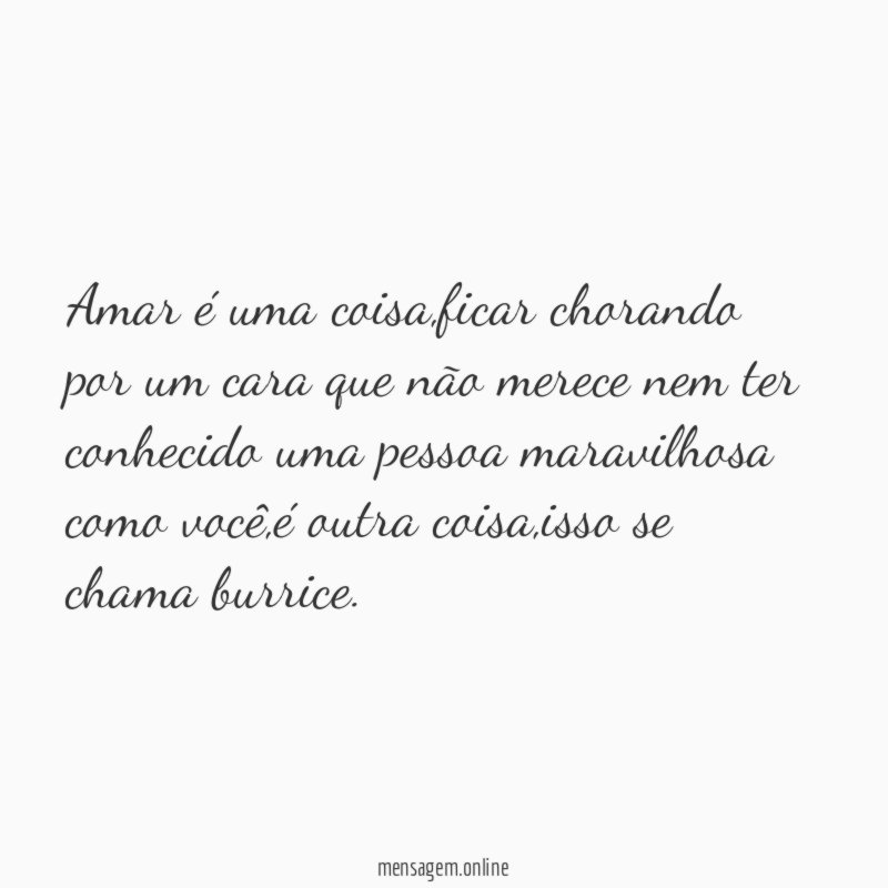 Amar é uma coisa
