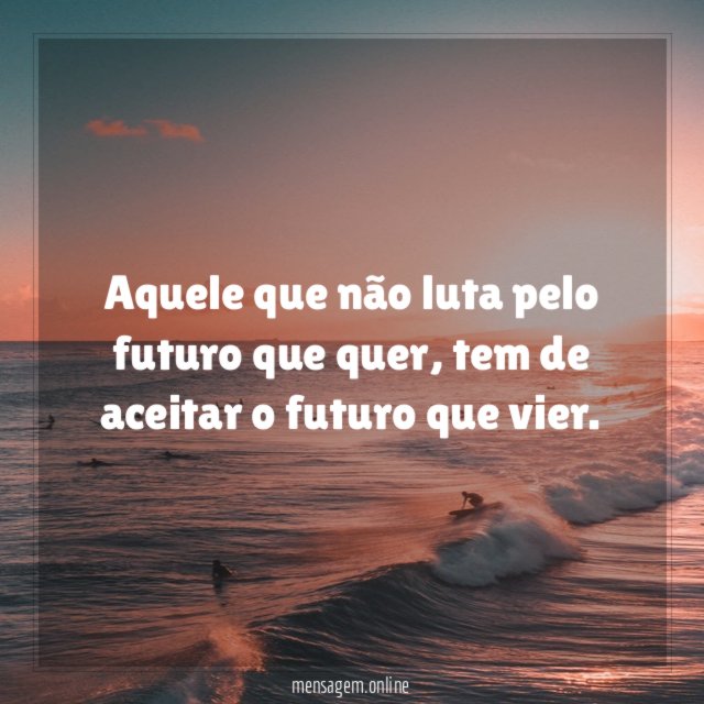 Escolhas para o futuro
