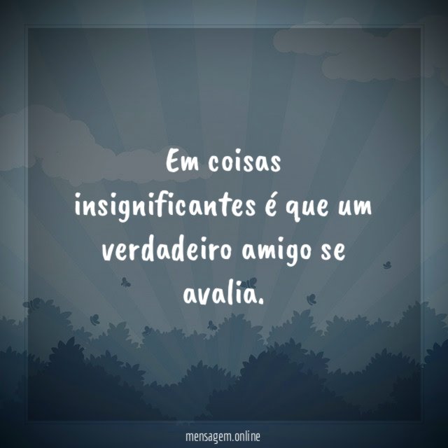 Verdadeiro amigo
