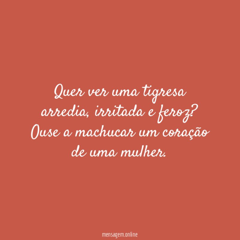 Quer ver uma tigresa arredia