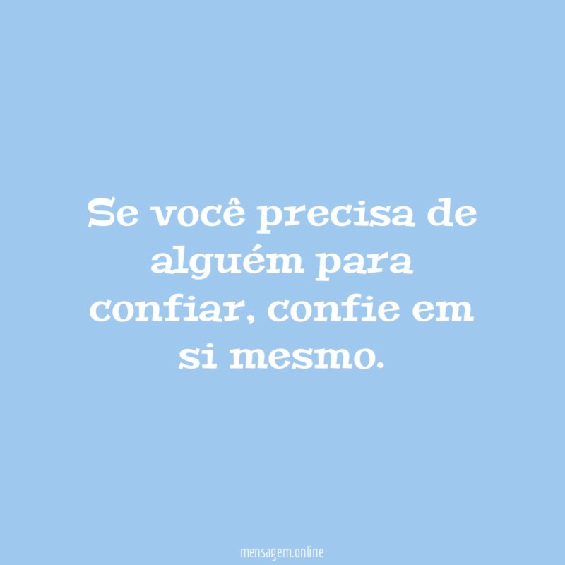Confiança