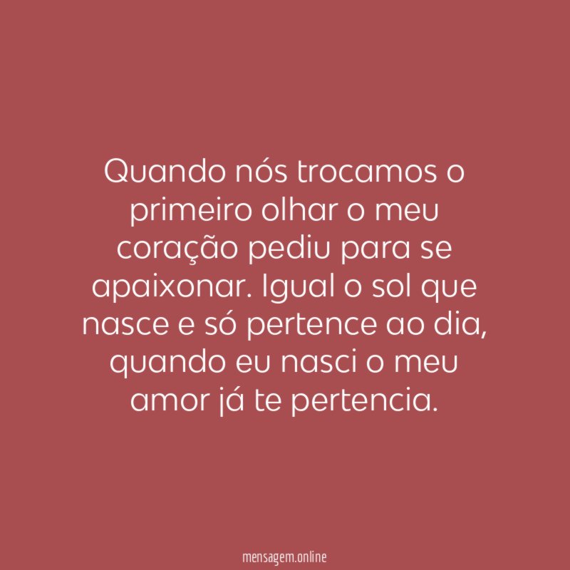 Primeiro olhar