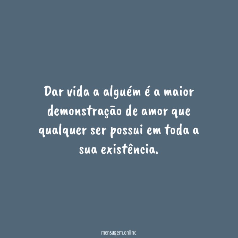 Demonstração de Amor