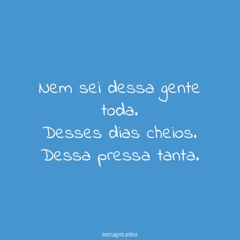 Nem sei