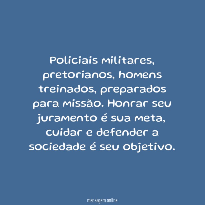 Policiais militares