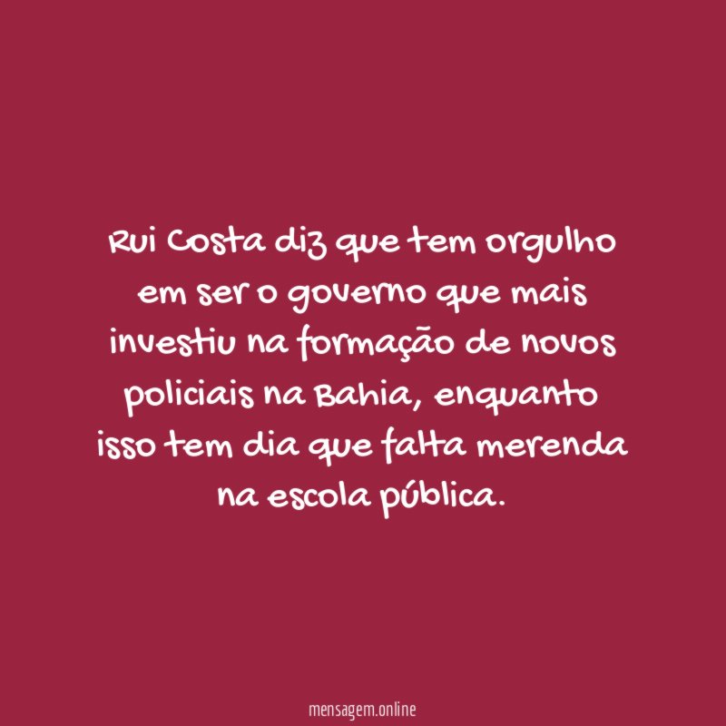 Rui Costa diz que tem orgulho em ser