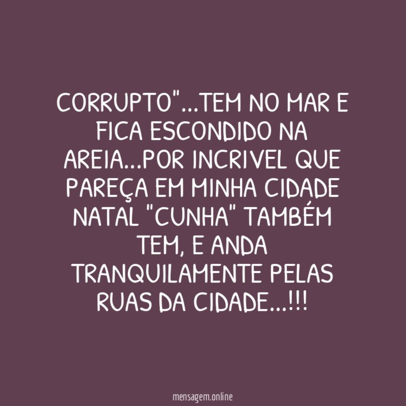 CORRUPTO"