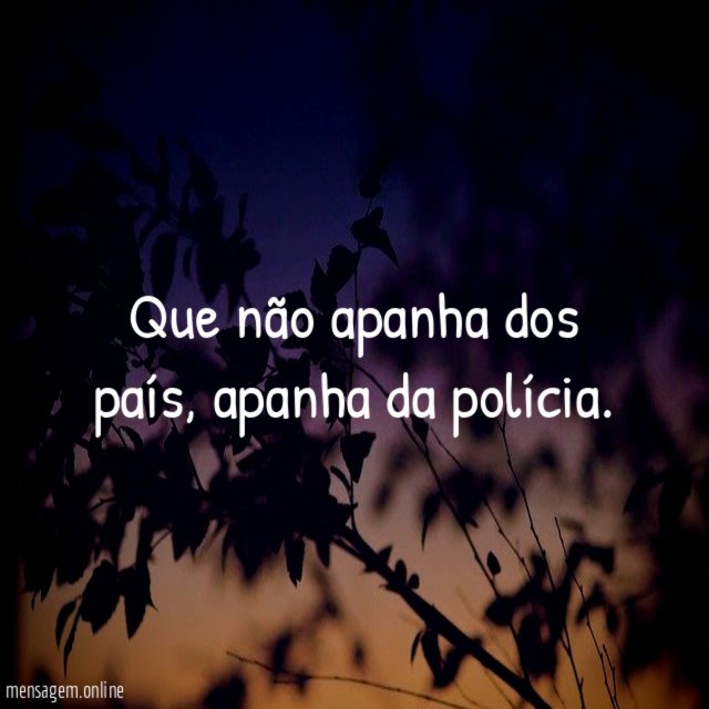 Que não apanha dos país