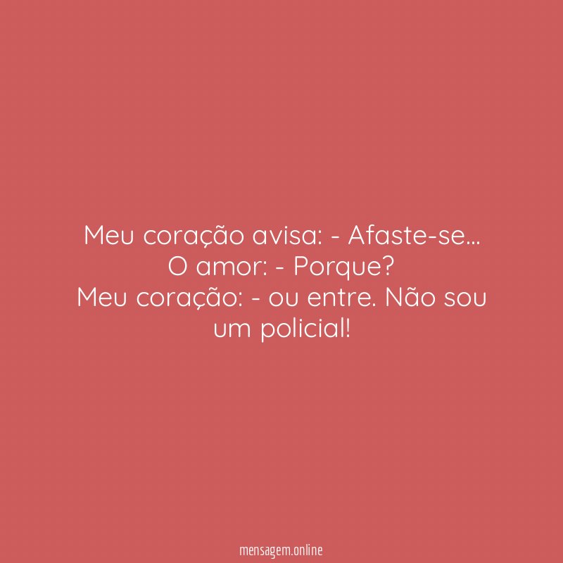 Meu coração avisa