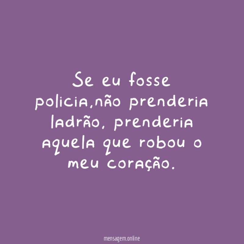 Se eu fosse policia
