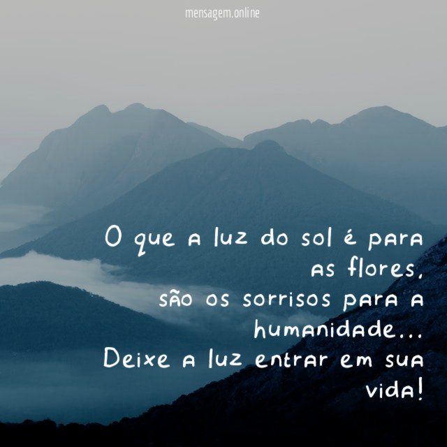Deixe a luz entrar!