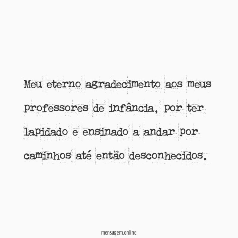 Agradecimento