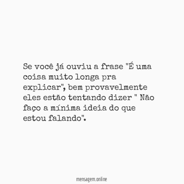 Uma bela resposta