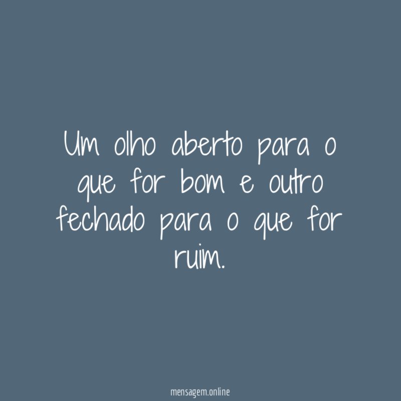 Foco no bem