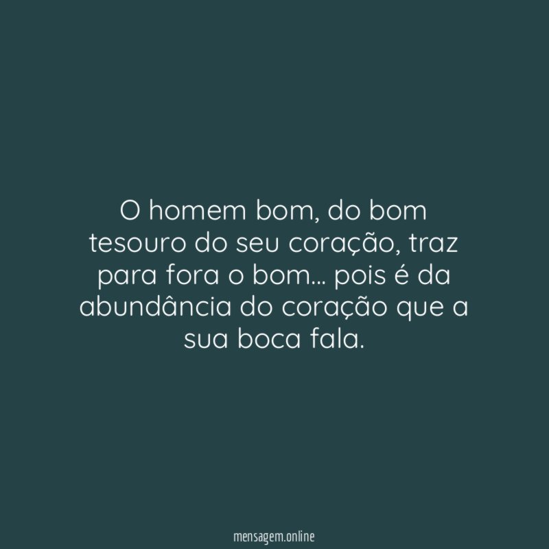 O homem bom