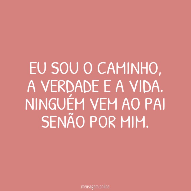 Eu sou o caminho