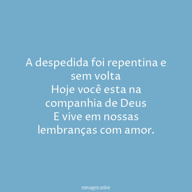 Despedida repentina