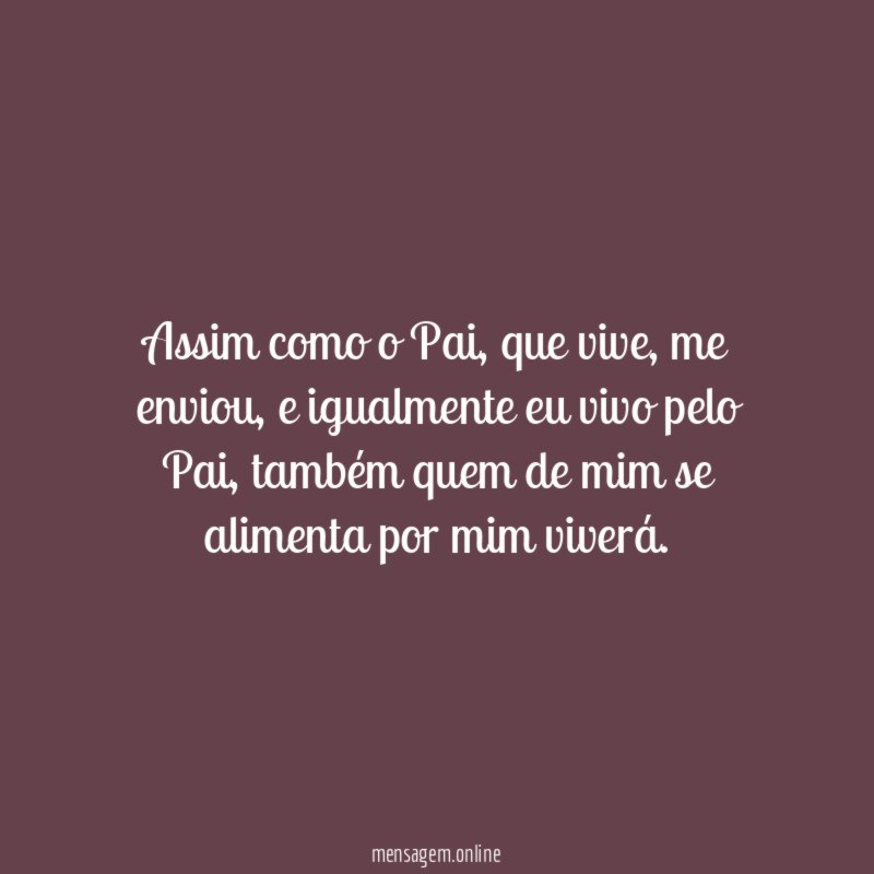 Assim como o Pai