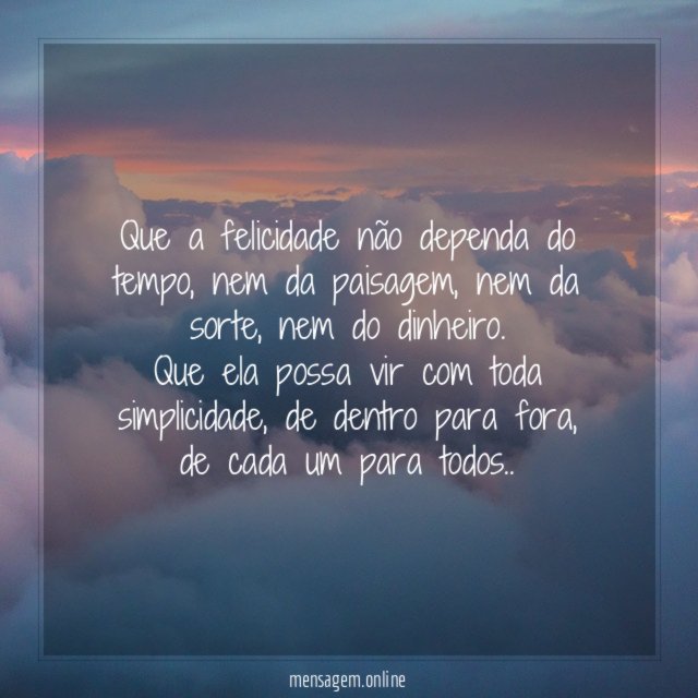 Felicidade simples