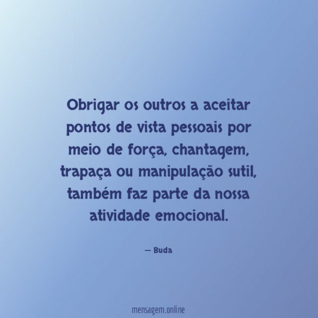 Obrigar os outros a aceitar pontos de vista