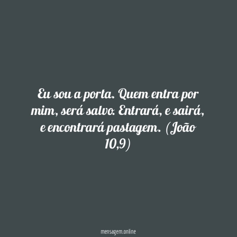 Eu sou a porta