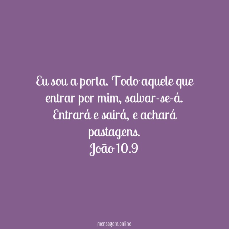 Eu sou a porta