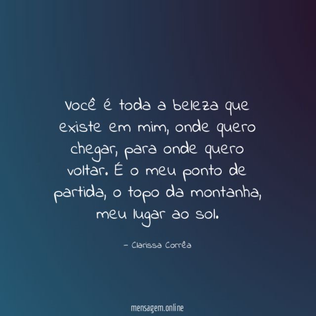 Tudo em mim!