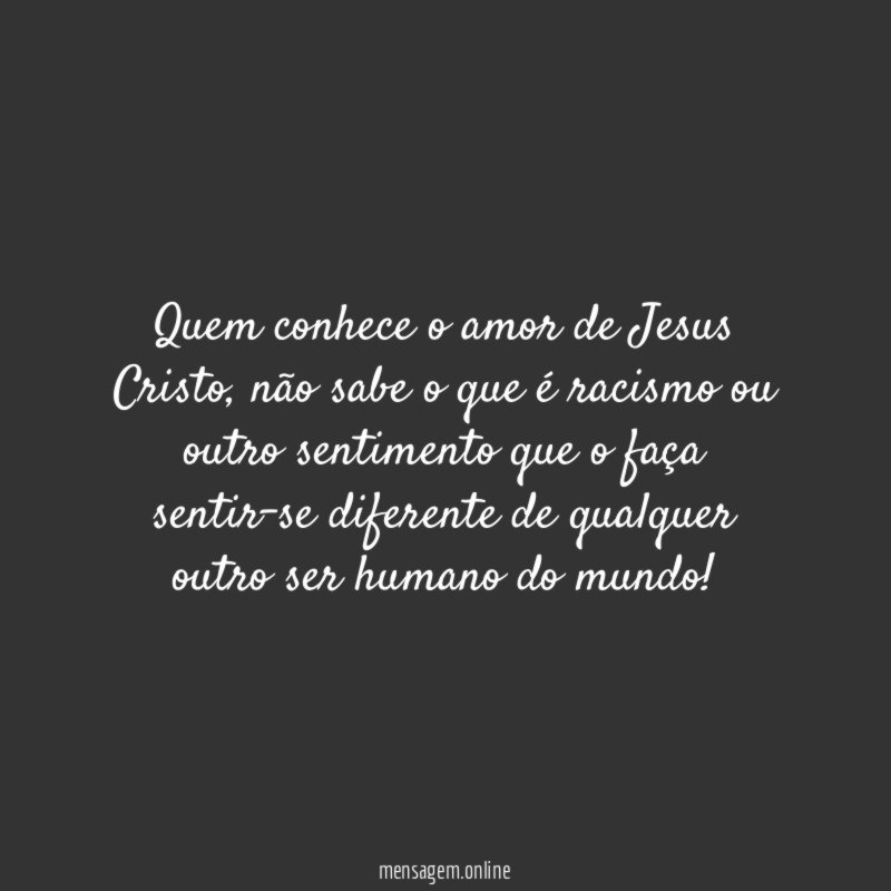 Quem conhece o amor de Jesus Cristo