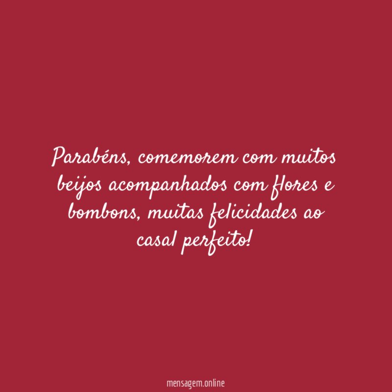 Felicidades ao casal