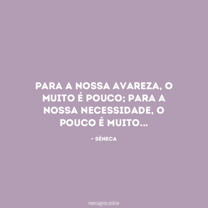 Nossa Avareza