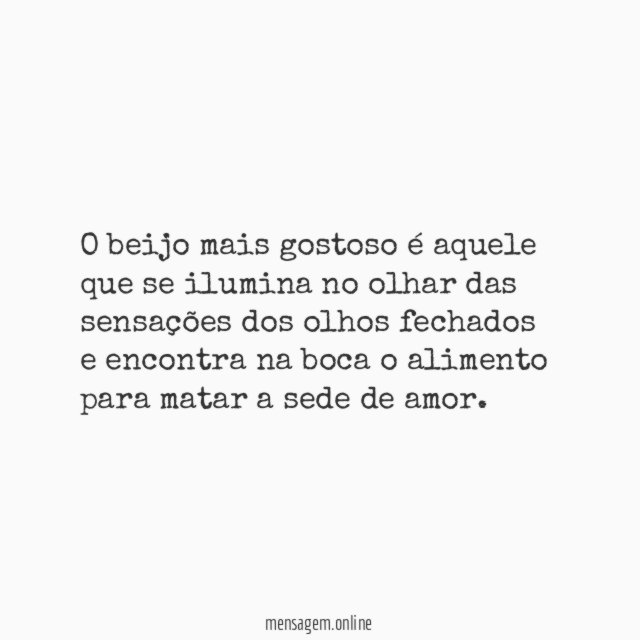 O beijo mais gostoso