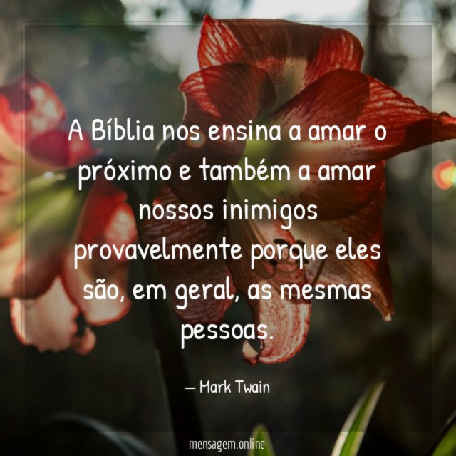 A bíblia ensina