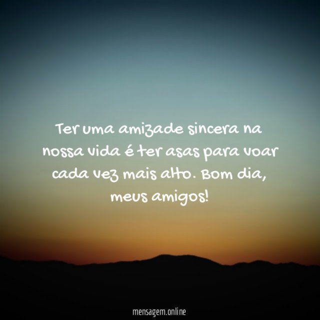 Amizade sincera