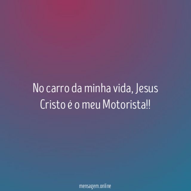 No carro da minha vida
