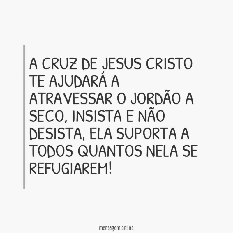 A cruz de Jesus Cristo te ajudará a