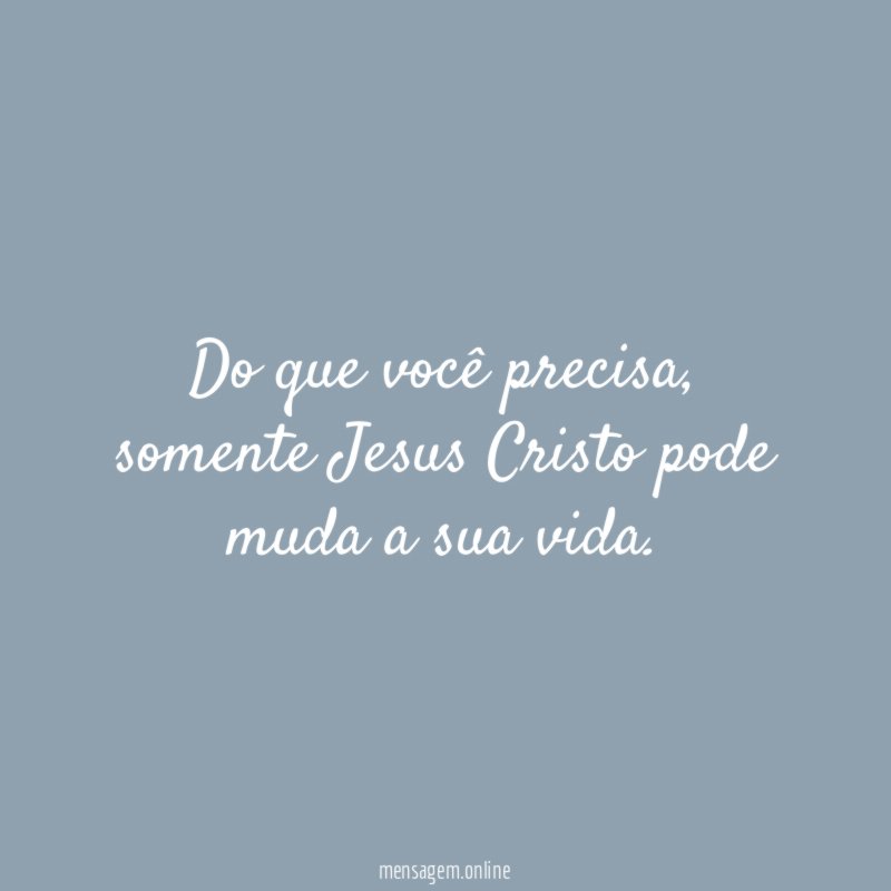 Do que você precisa