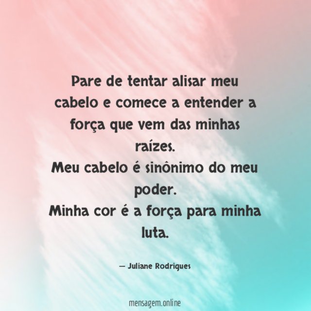 Meu cabelo, meu poder!
