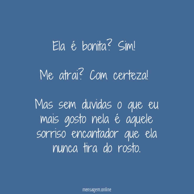 Ela é bonita