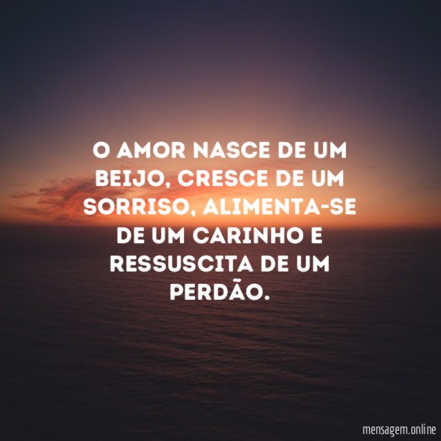 Nasce de um beijo