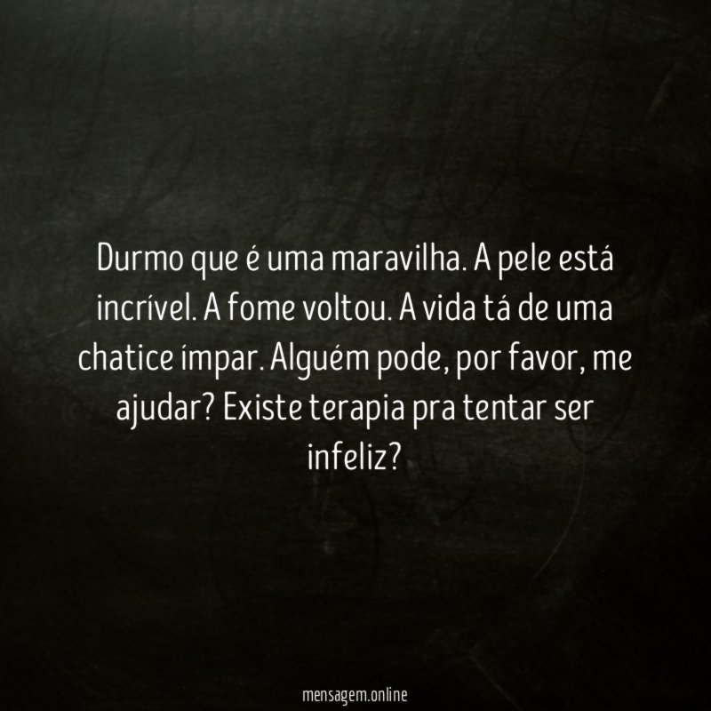 Durmo que é uma maravilha