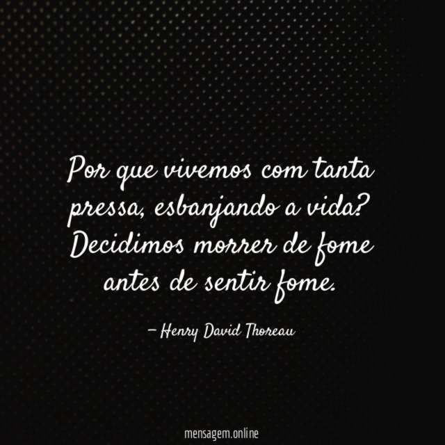 Por que vivemos com tanta pressa