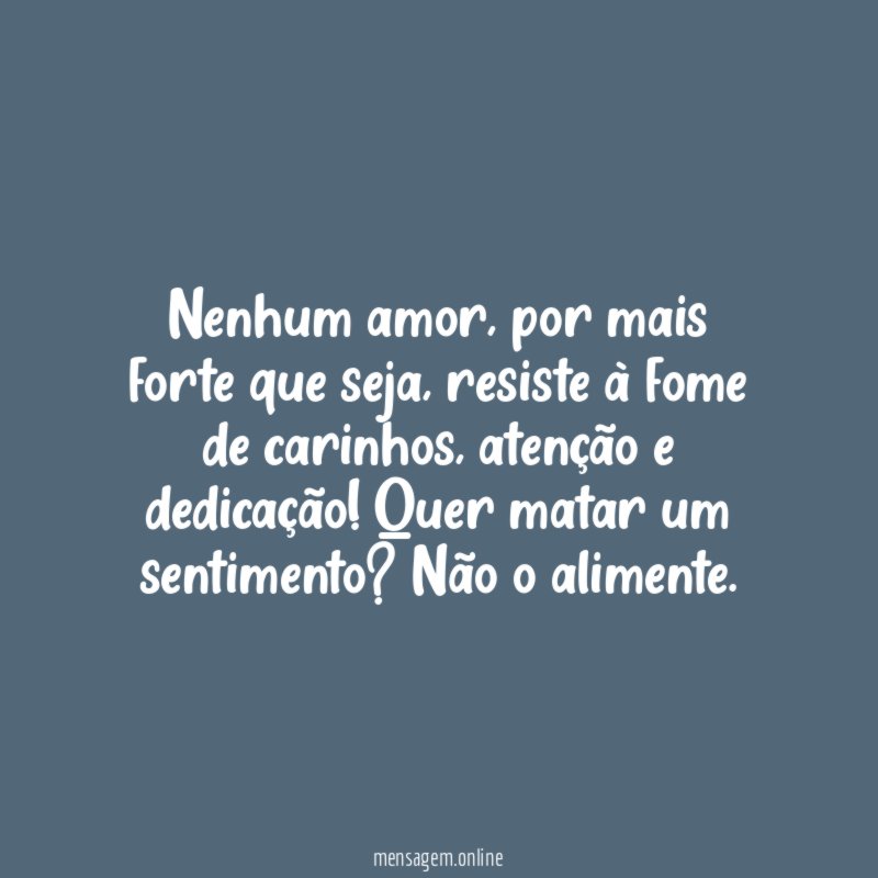 Nenhum amor