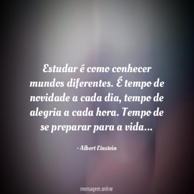 Estudar é como…
