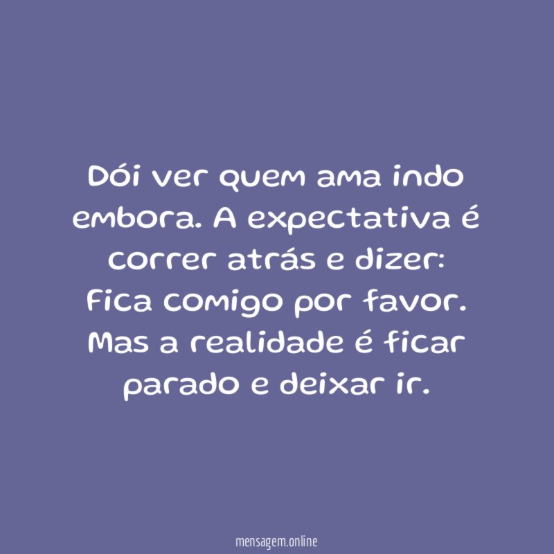 Expectativa x realidade