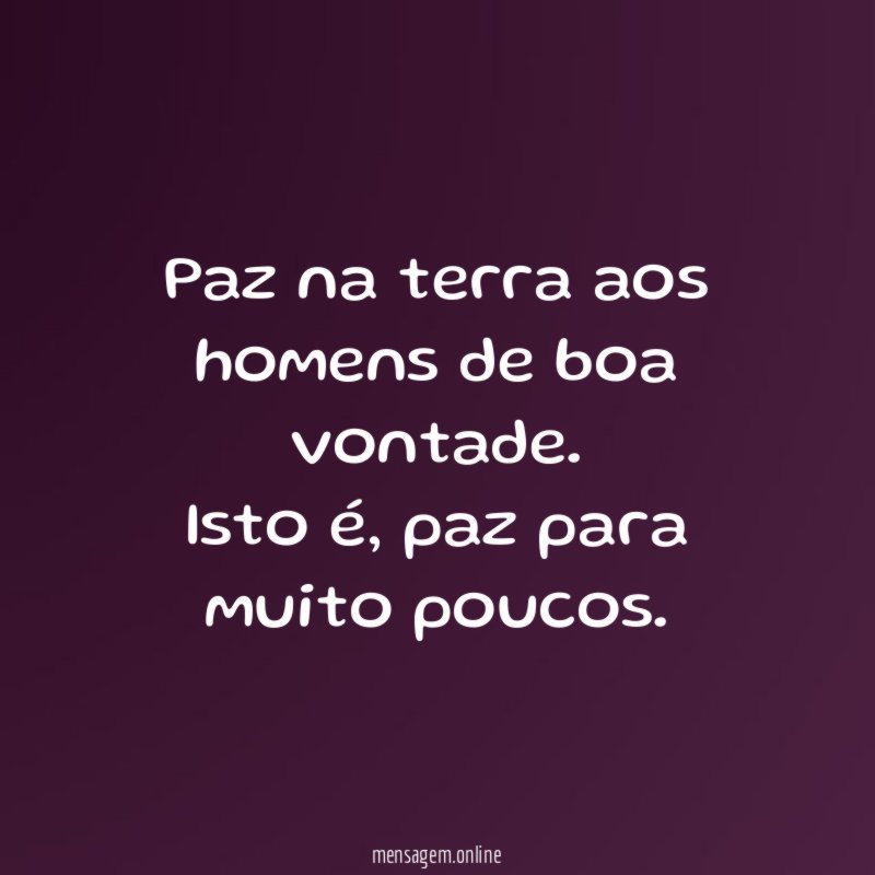 Paz na terra