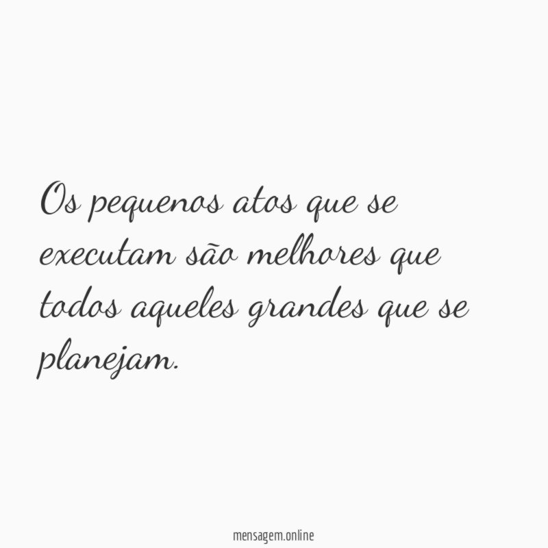 Pequenos atos