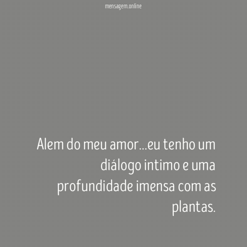 Alem do meu amor