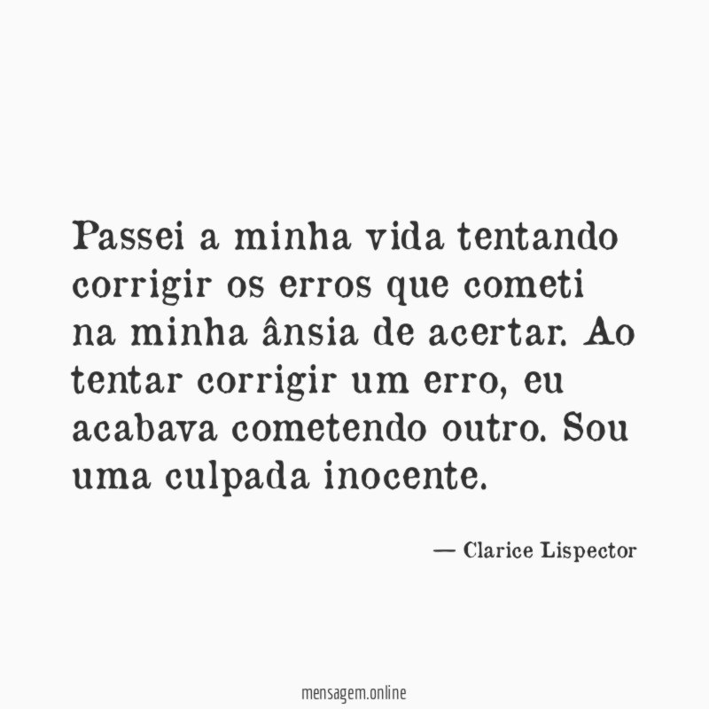 Corrigir um Erro