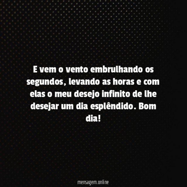 Um dia esplêndido