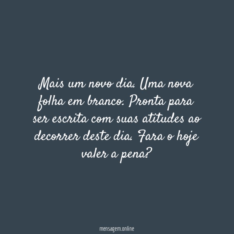 Novo dia